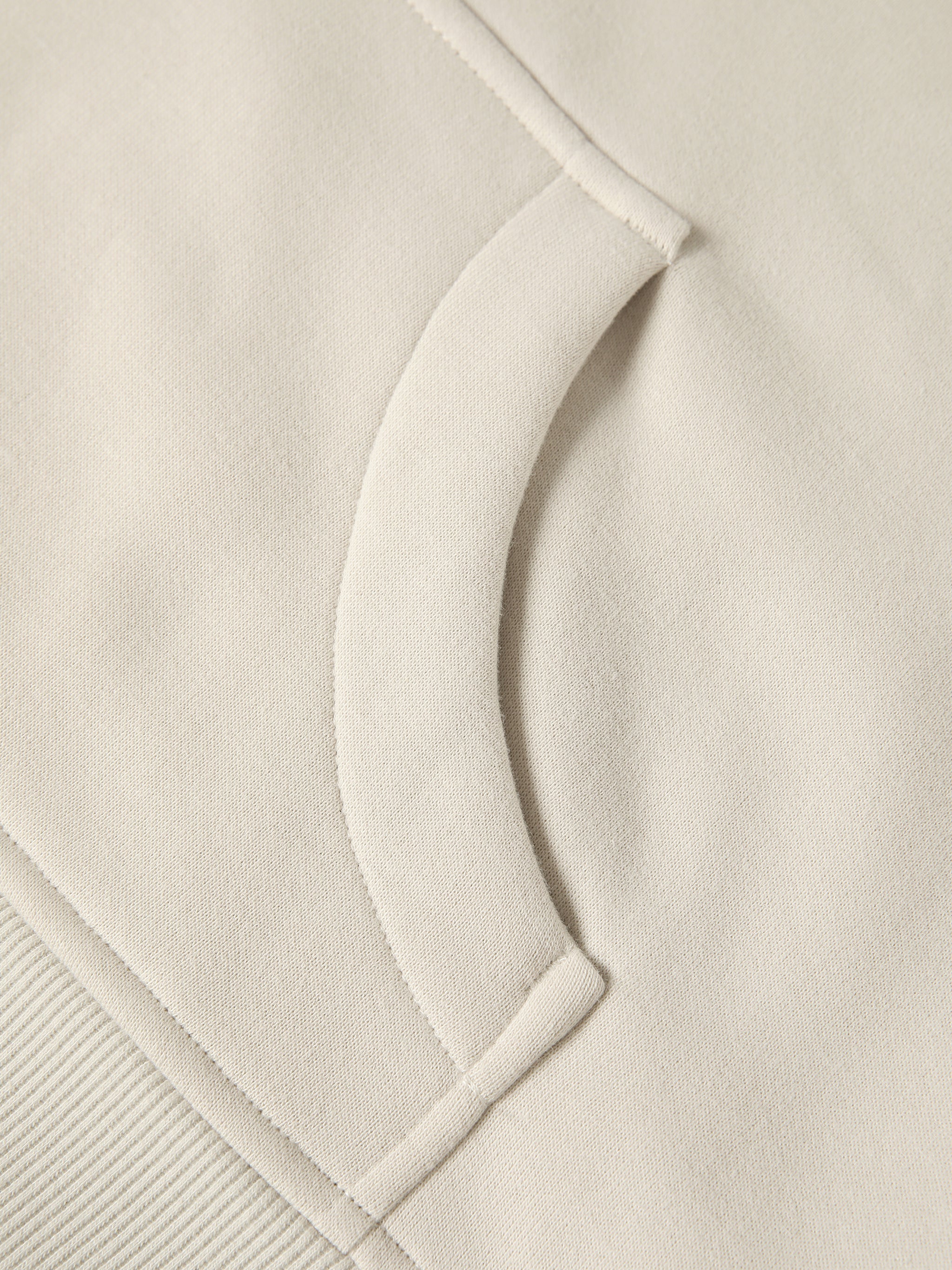 Cropped Half Zipped Sweatshirt