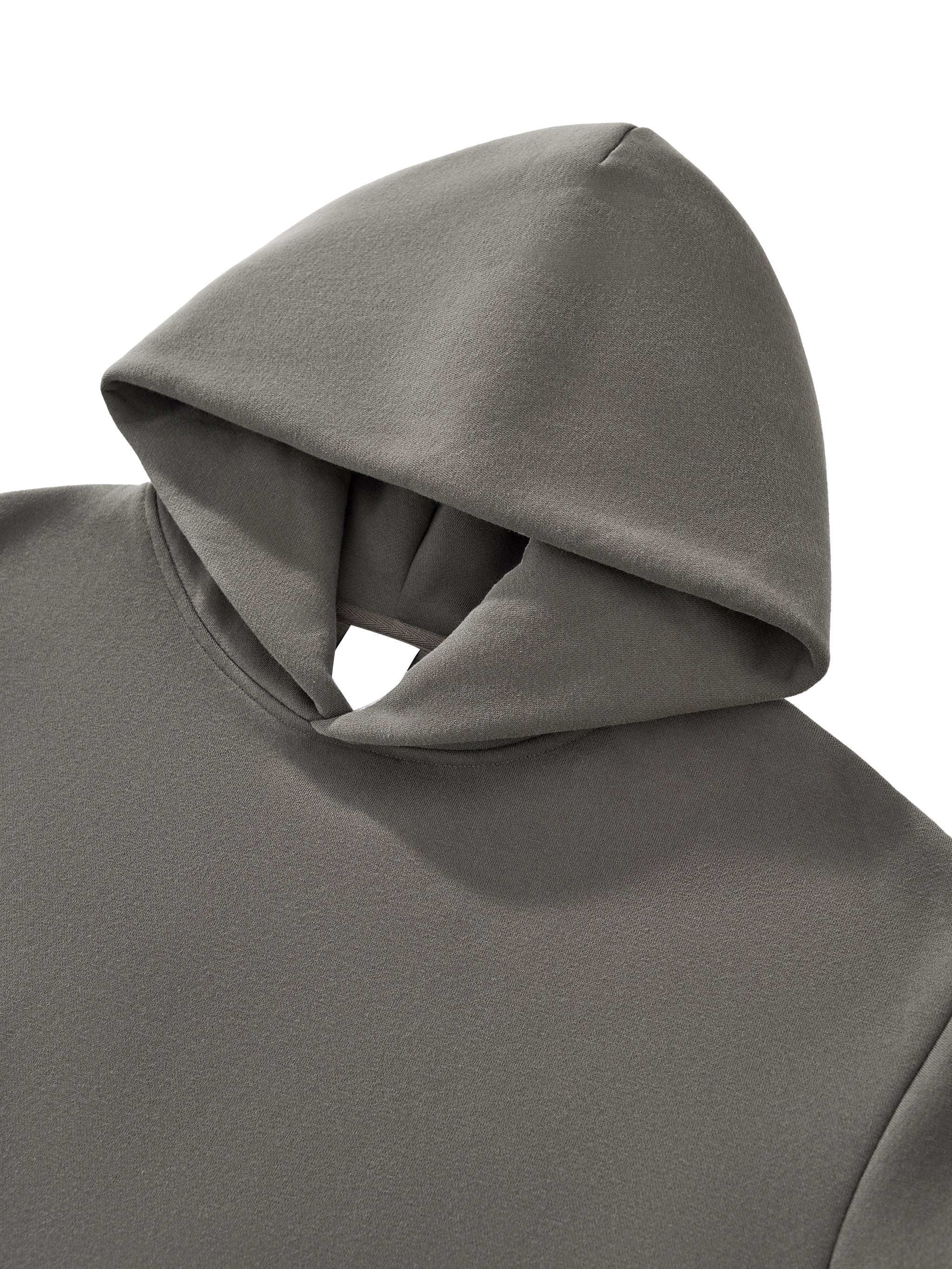 Emblem / Fleece Boxy Hoodie