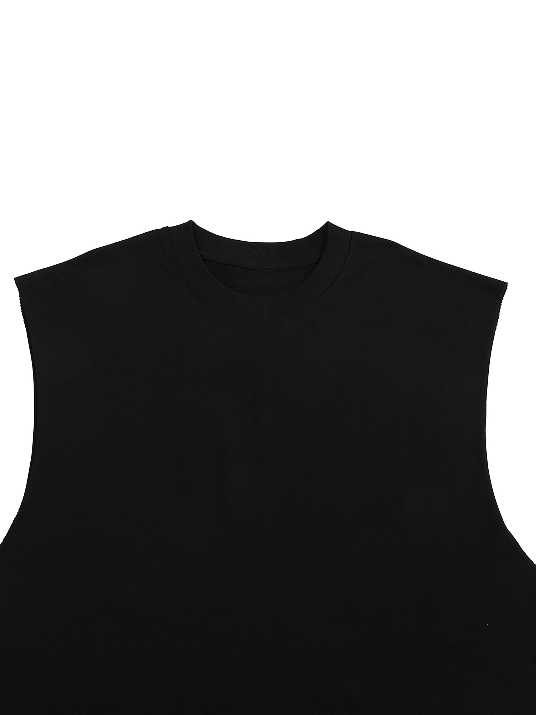 SPCD / Raw Edge Cotton Tank Top