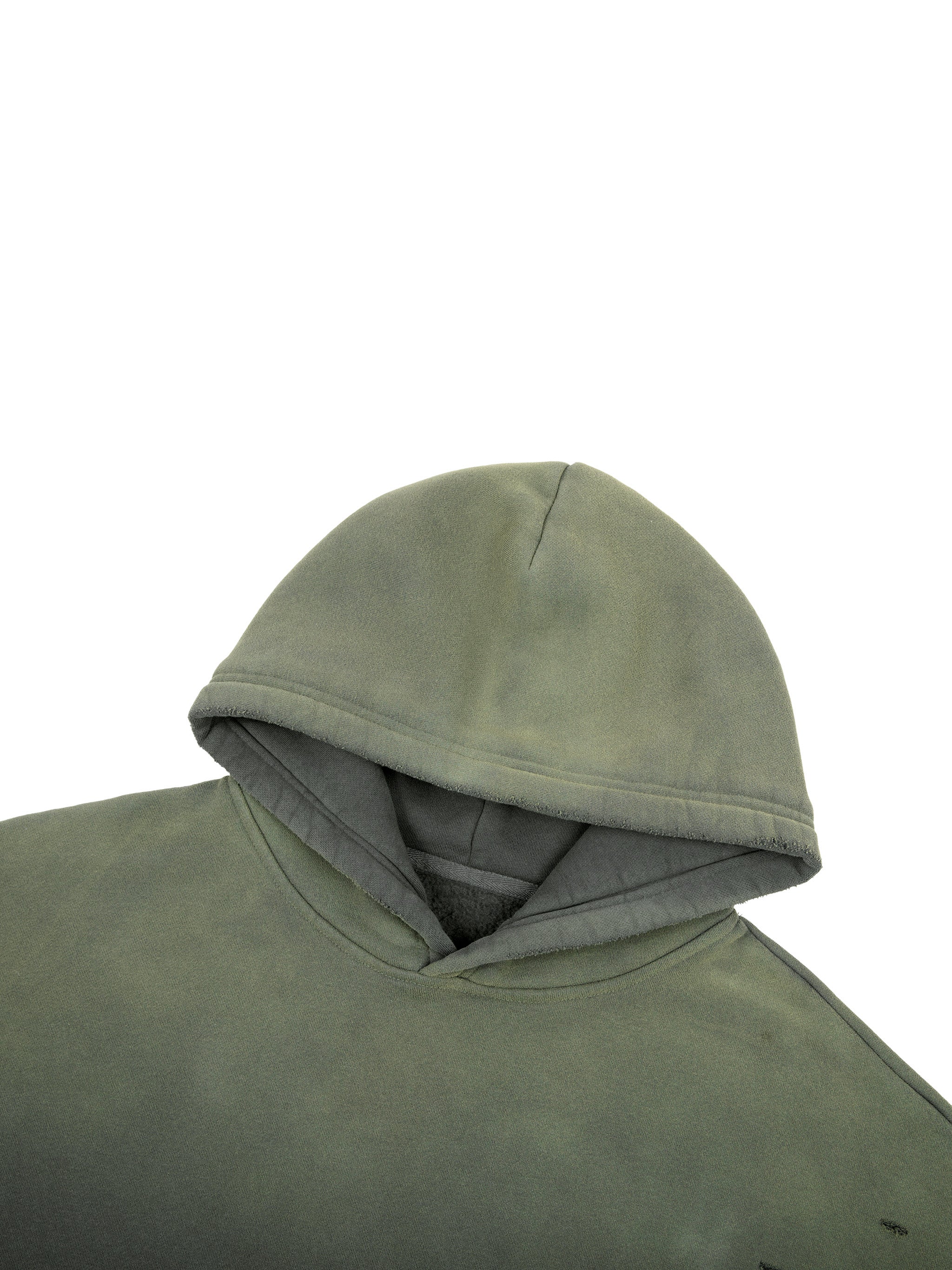 MCHNE / FRAYED SUNFADE FLEECE HOODIE