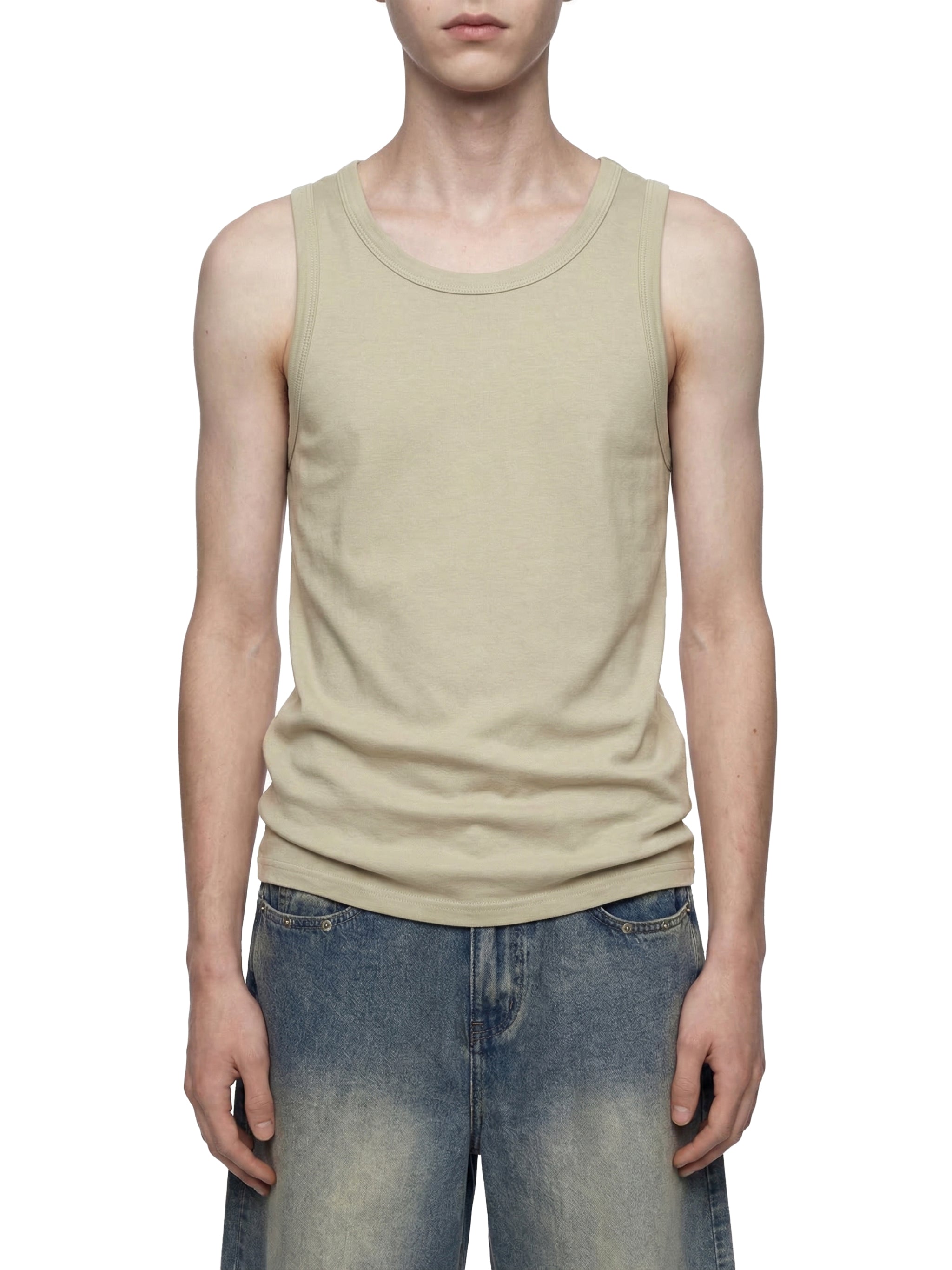 Mirror / Men's Heavyweight Ribbed Tank Top