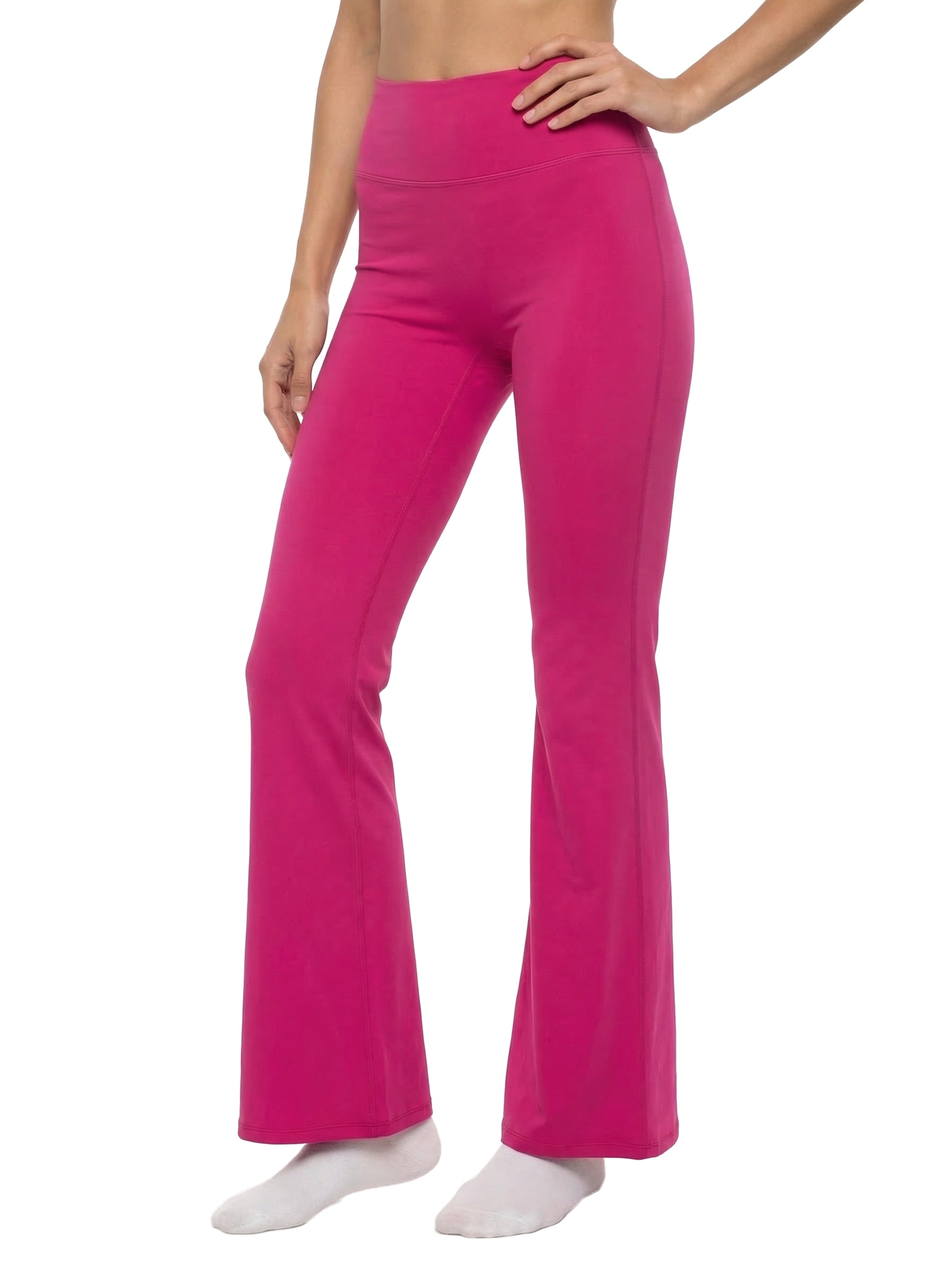 HIGH-WAISTED FLARE LEGGINGS