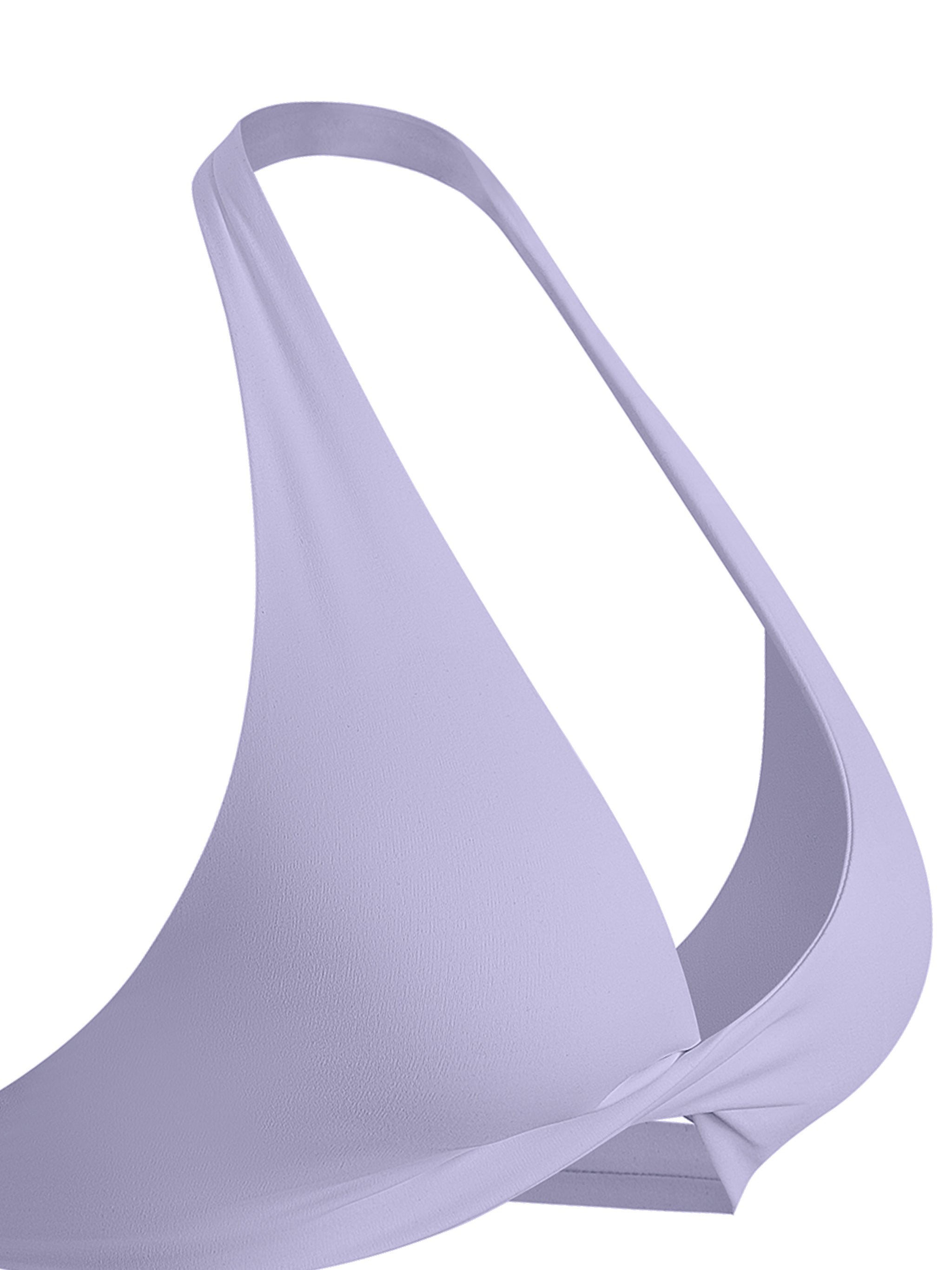 Pleated Halter Sports Bra