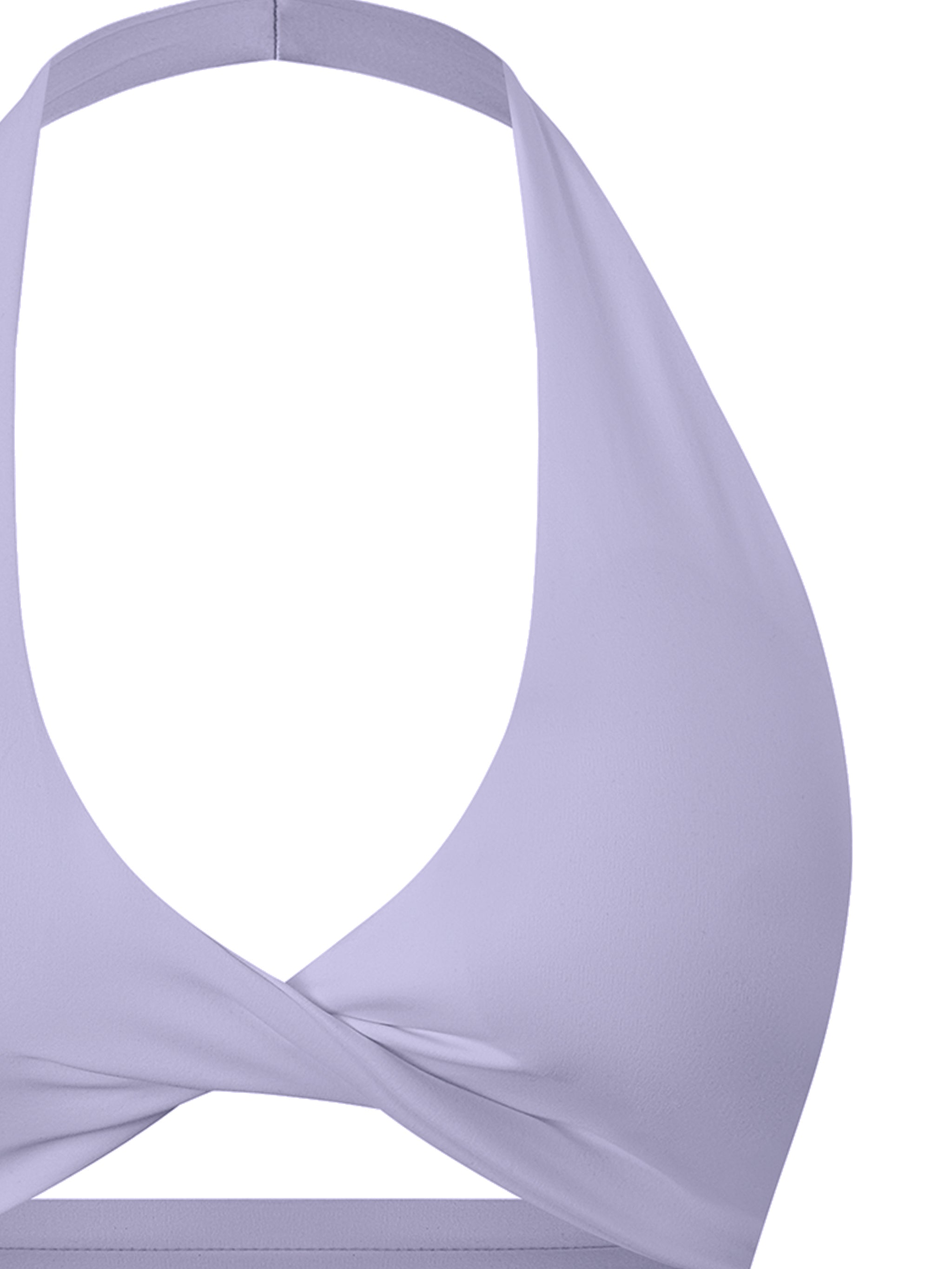 Pleated Halter Sports Bra